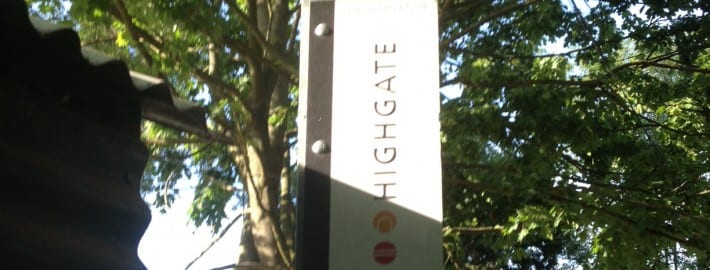 Highgate signpost