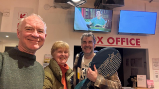 Evening at Park Theatre watching (and meeting) Jimmy donated by Park Theatre and won by Alison Tedstone and Alan Penn