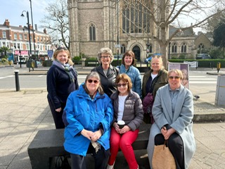 Guided walk donated by Oonagh Gay and won by Linda Almond, Valerie Brueton, Julia Faherty, Rachel Lewis, Maureen Maguire and Kim Slater